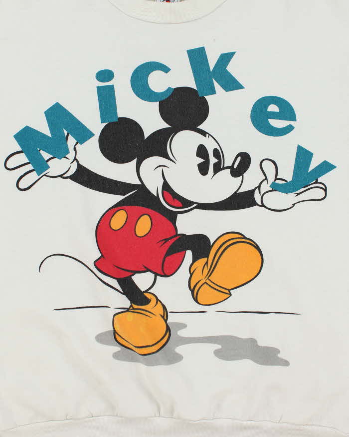 Vintage 90's Disney Mickey Mouse Big Graphic Sweatshirt - L