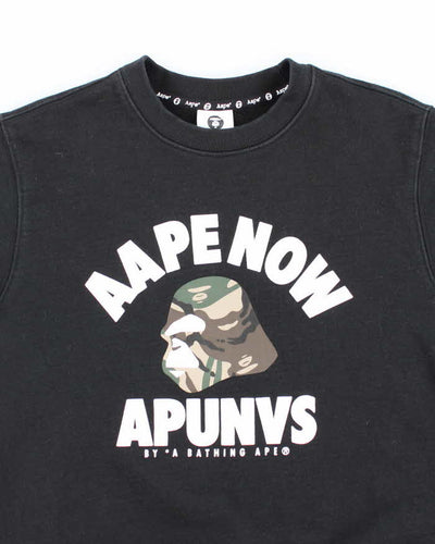 Vintage 2000's Ape by Bathing Ape Graphic Print Sweatshirt - M