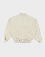 Cole Buxton Heavyweight Quarter Zip Warm Up Sweatshirt - M