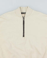 Cole Buxton Heavyweight Quarter Zip Warm Up Sweatshirt - M