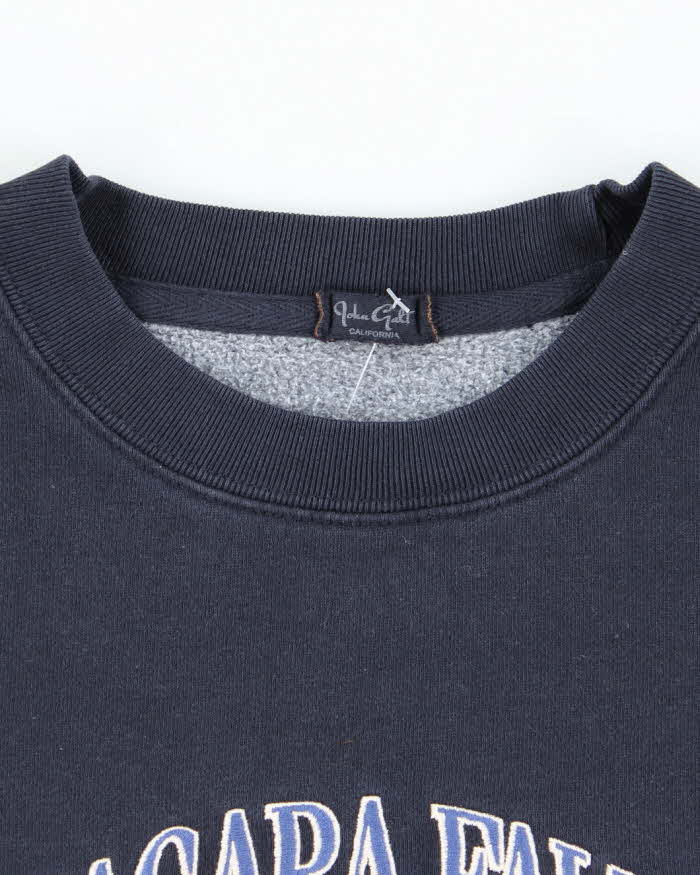 Vintage 90's Niagara Falls Embroidered Oversized Sweatshirt - XL