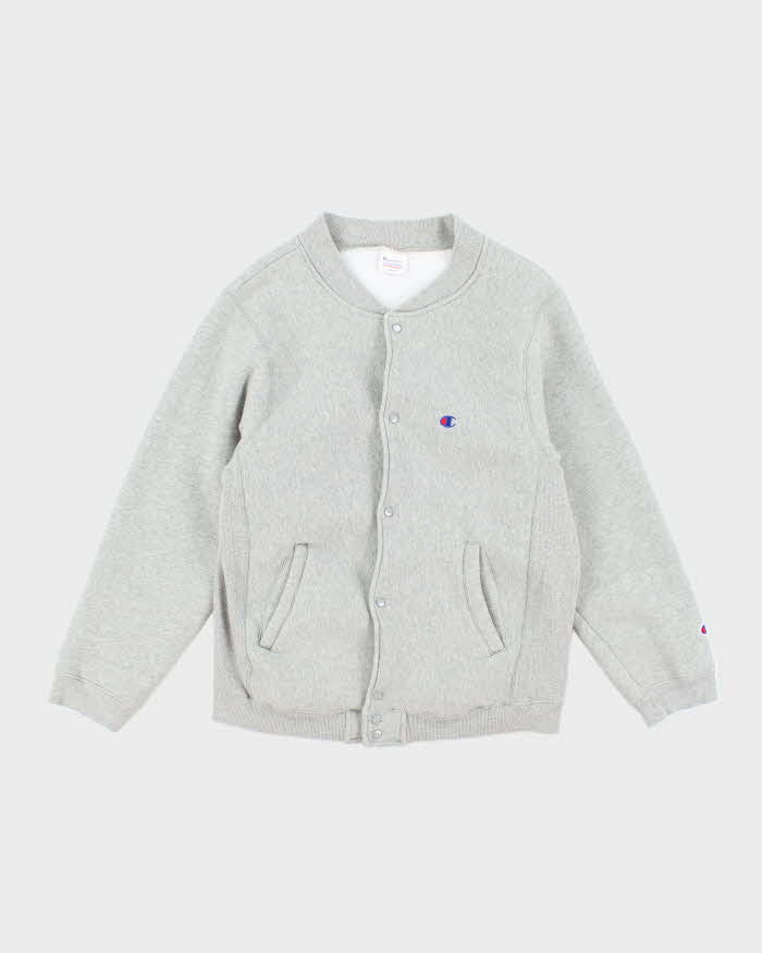 Vintage 90's Champion Snap Button Sweatshirt - XL