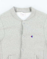 Vintage 90's Champion Snap Button Sweatshirt - XL
