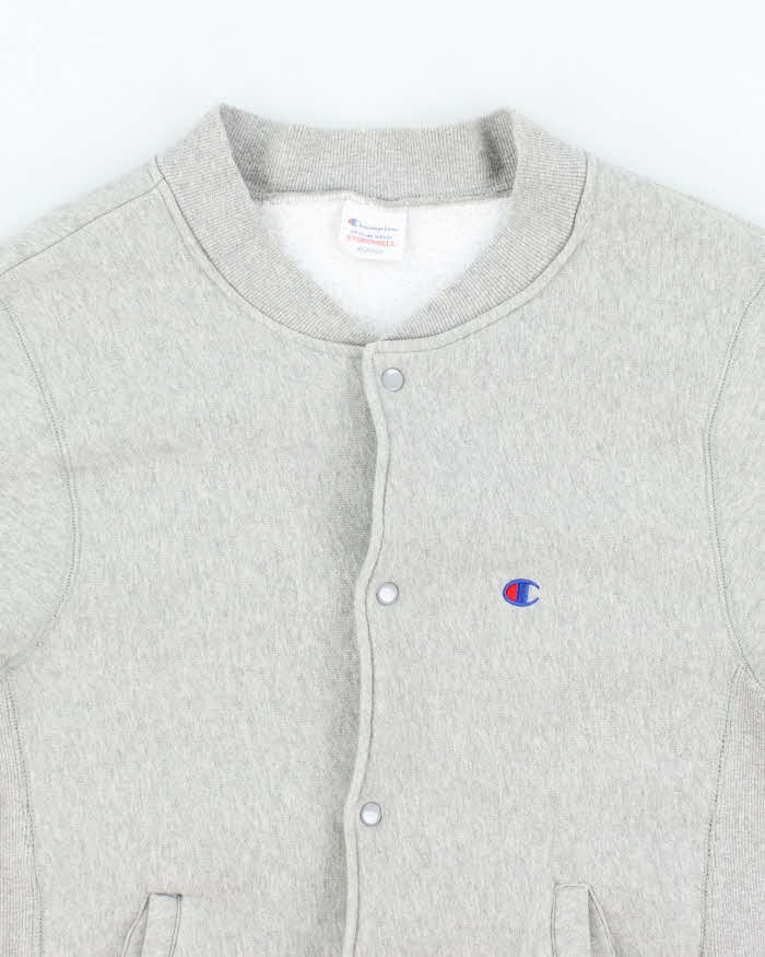 Vintage 90's Champion Snap Button Sweatshirt - XL