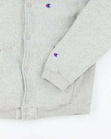 Vintage 90's Champion Snap Button Sweatshirt - XL