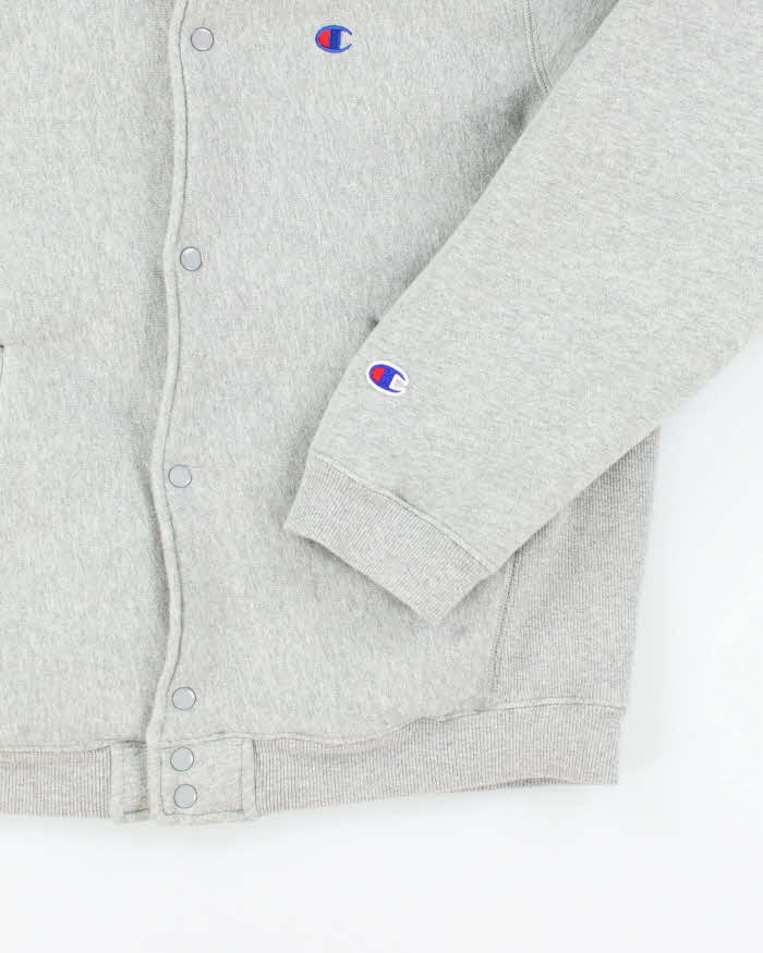 Vintage 90's Champion Snap Button Sweatshirt - XL