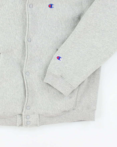 Vintage 90's Champion Snap Button Sweatshirt - XL
