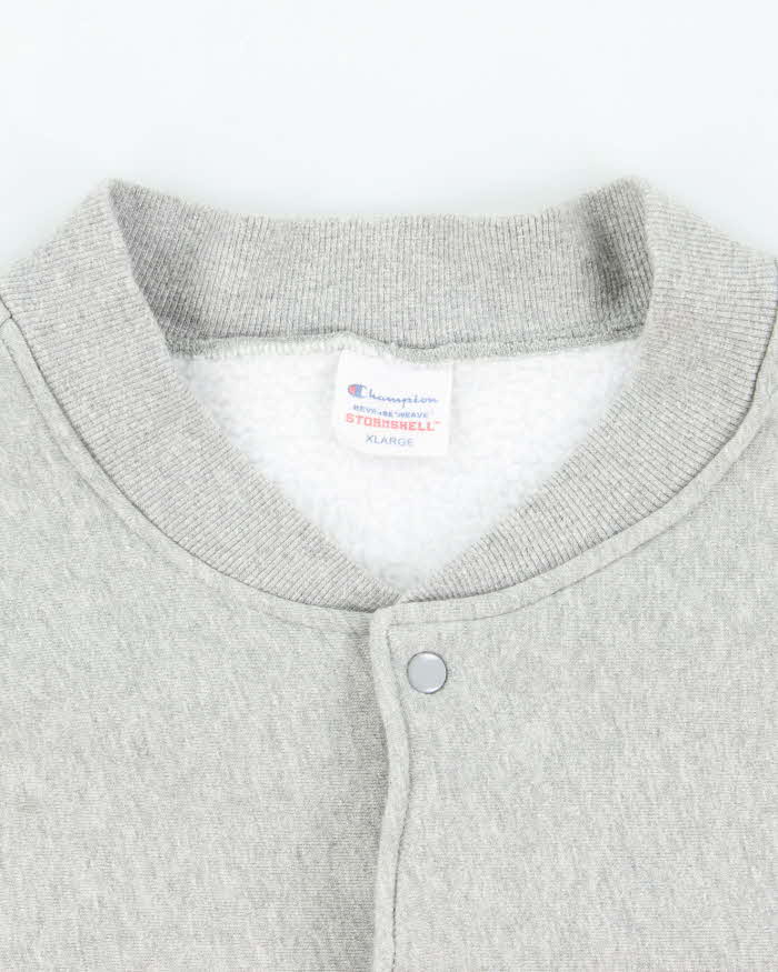 Vintage 90's Champion Snap Button Sweatshirt - XL