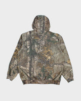 Vintage Carhartt Heavyweight Oversized Camouflage Zip Up Hoodie - L