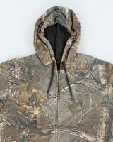 Vintage Carhartt Heavyweight Oversized Camouflage Zip Up Hoodie - L