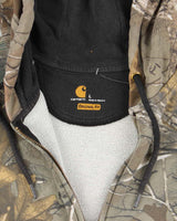 Vintage Carhartt Heavyweight Oversized Camouflage Zip Up Hoodie - L