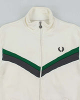 Vintage 90s Fred Perry Zip-Up Jumper - S