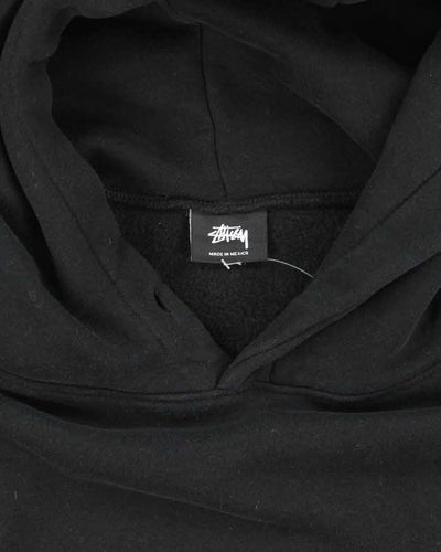 Vintage Stussy Black Hoodie - XL