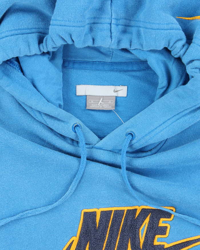Vintage Y2K Nike Patch Spell Out Hoodie - M