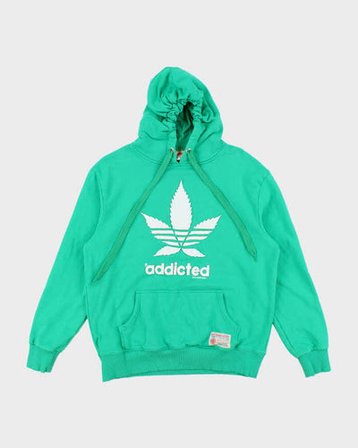 Vintage Y2K Addicted Amsterdam Patch Hoodie - XL