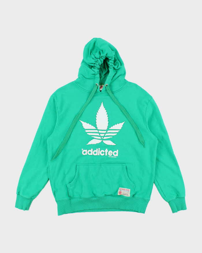Vintage Y2K Addicted Amsterdam Patch Hoodie - XL