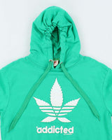 Vintage Y2K Addicted Amsterdam Patch Hoodie - XL