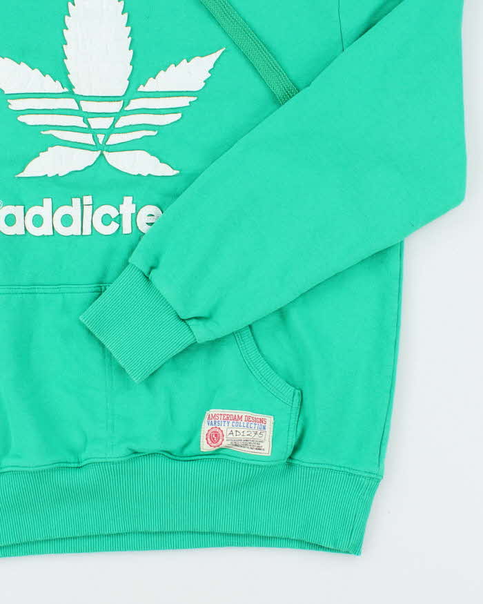 Vintage Y2K Addicted Amsterdam Patch Hoodie - XL