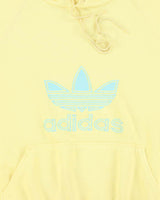 Vintage 90's Adidas Boxy Centre Spell Out Logo Hoodie - XL