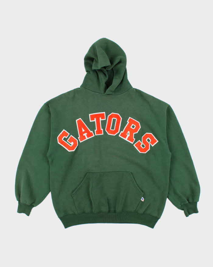 Vintage 90's Russell Athletic Florida Gators Spell Out Hoodie - XL