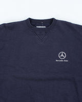 Vintage Y2K Mercedes Benz Embroidered Oversized Sweatshirt - XL