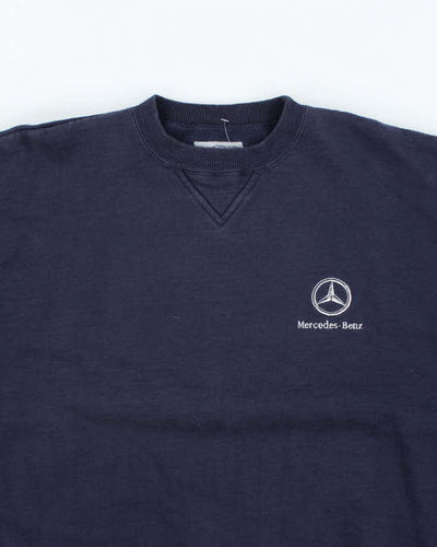 Vintage Y2K Mercedes Benz Embroidered Oversized Sweatshirt - XL