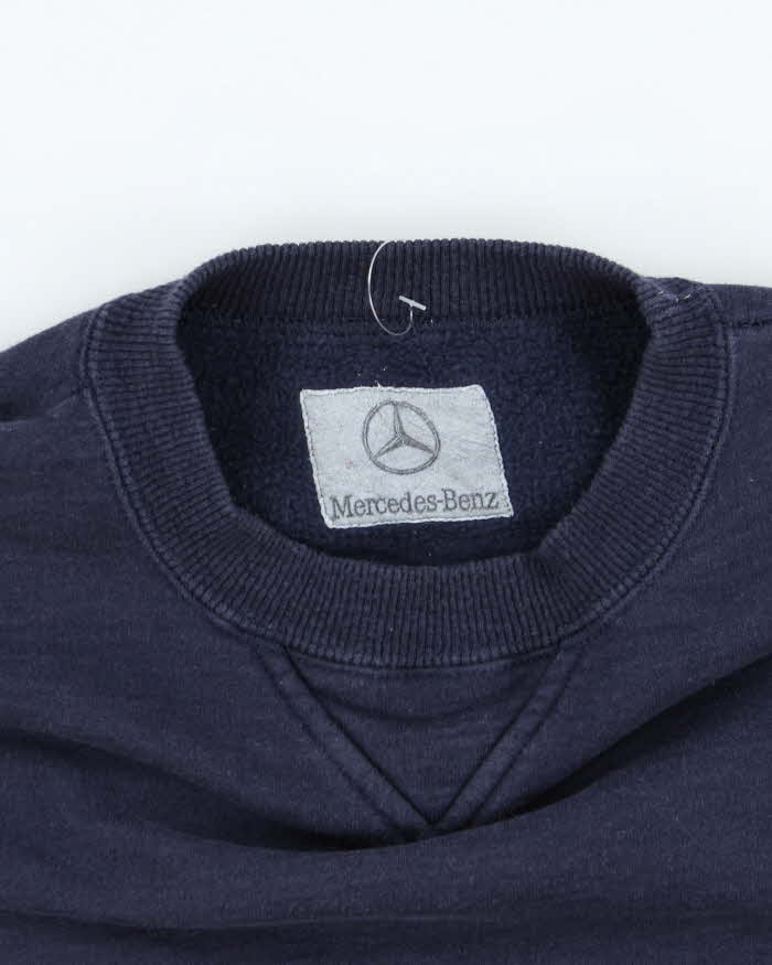Vintage Y2K Mercedes Benz Embroidered Oversized Sweatshirt - XL