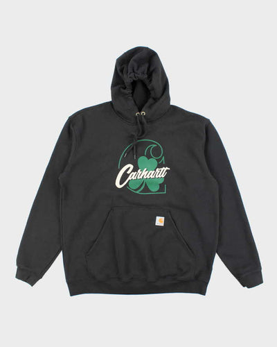 Vintage Carhartt Shamrock Logo Oversized Hoodie - L