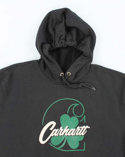 Vintage Carhartt Shamrock Logo Oversized Hoodie - L