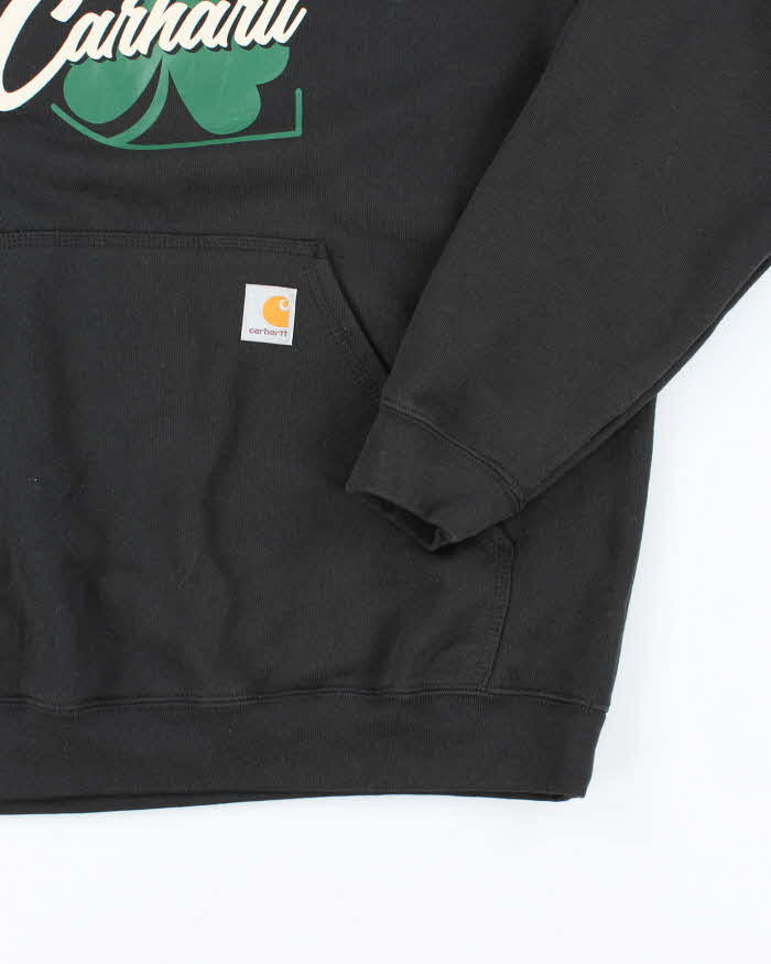 Vintage Carhartt Shamrock Logo Oversized Hoodie - L