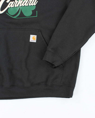 Vintage Carhartt Shamrock Logo Oversized Hoodie - L