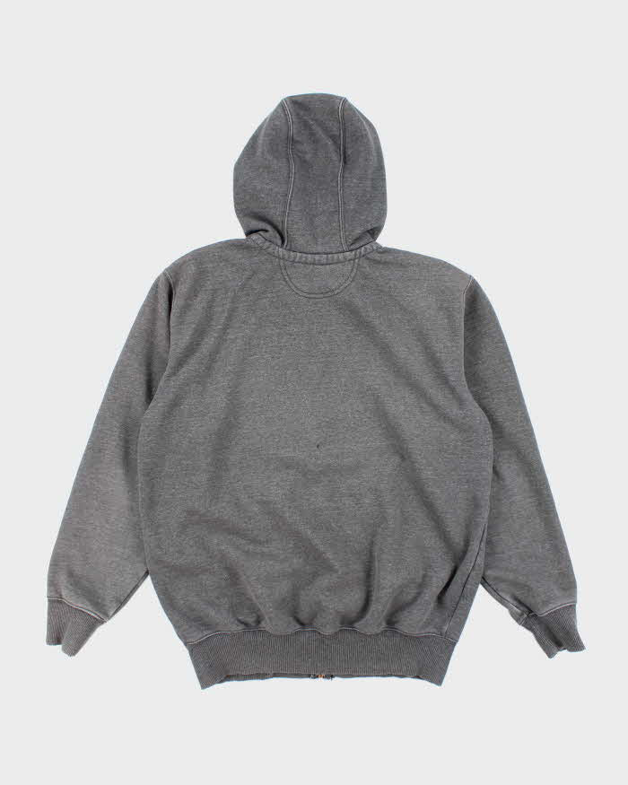 Vintage Carhartt Faded Heavyweight Zip Up Hoodie - M
