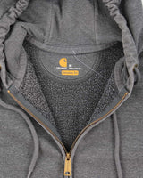 Vintage Carhartt Faded Heavyweight Zip Up Hoodie - M