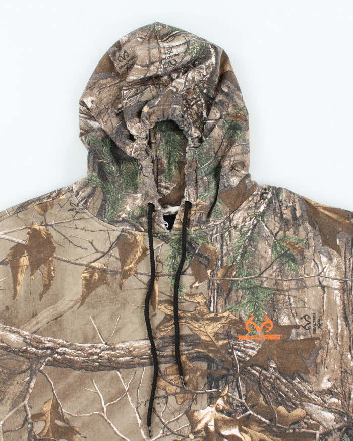 Vintage Y2K Real Tree Camouflage Oversized Hoodie - XL