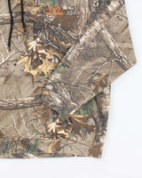 Vintage Y2K Real Tree Camouflage Oversized Hoodie - XL