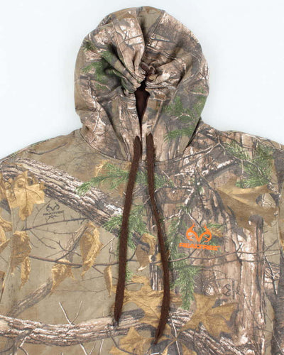 Vintage Y2K Real Tree Camouflage Hoodie - L