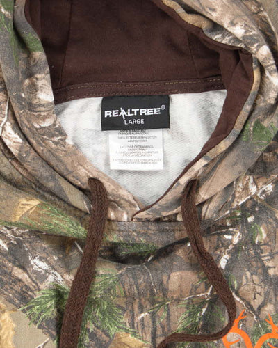 Vintage Y2K Real Tree Camouflage Hoodie - L
