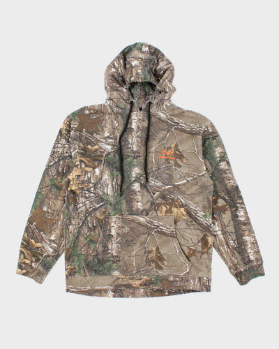 Vintage Y2K Real Tree Camouflage Hoodie - M