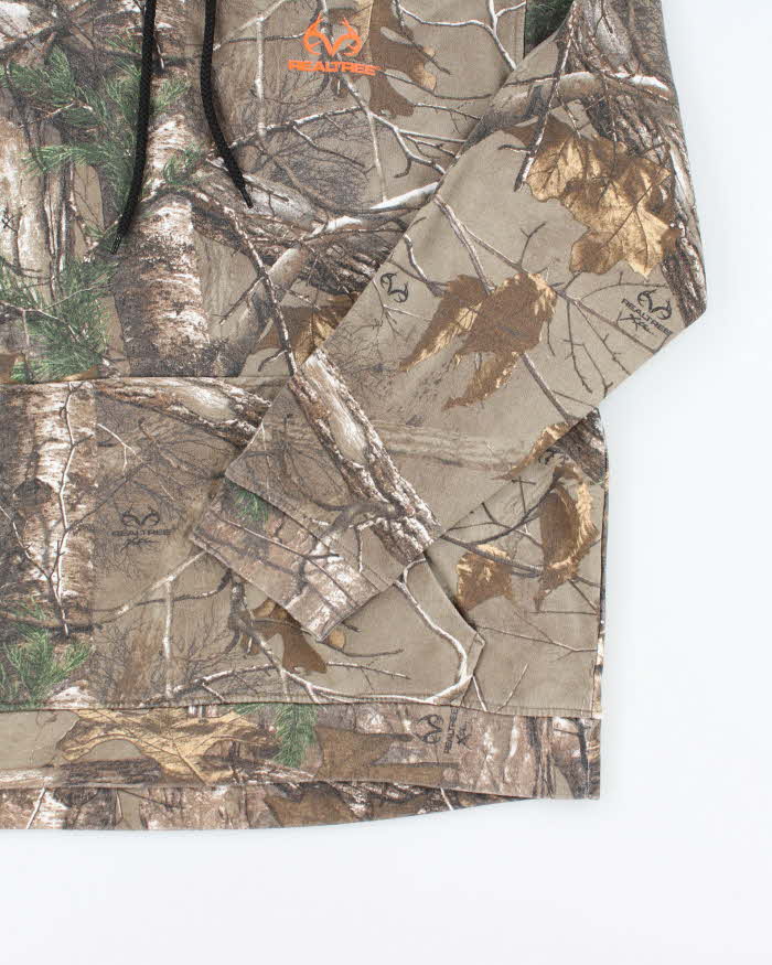 Vintage Y2K Real Tree Camouflage Hoodie - M
