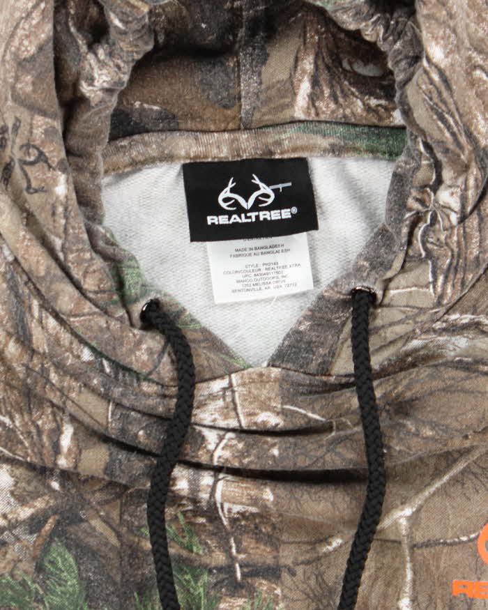 Vintage Y2K Real Tree Camouflage Hoodie - M