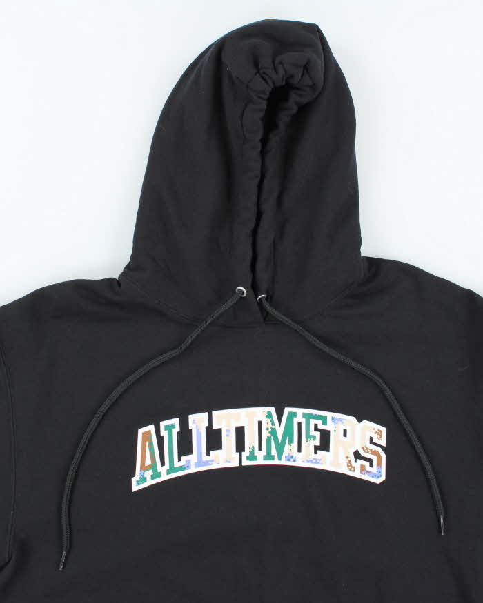 Alltimers Skateboards Camo Spell Out Hoodie - L