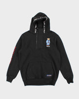 Vintage Polo Sport Embroidered Quarter Zip Hoodie - XL
