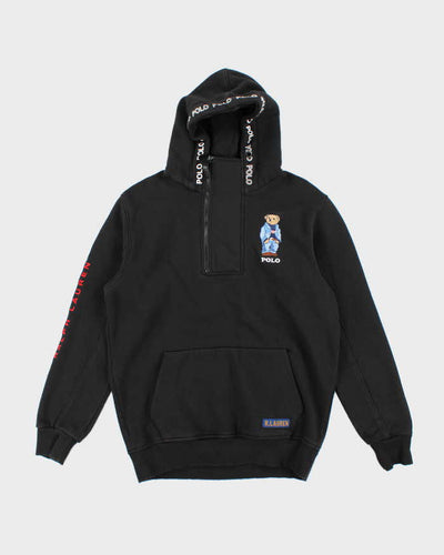 Vintage Polo Sport Embroidered Quarter Zip Hoodie - XL