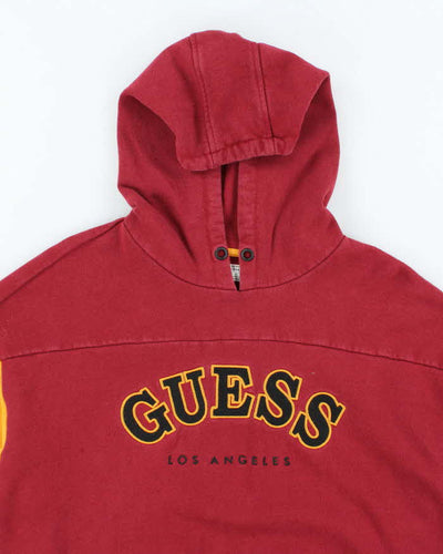 Vintage 2000's Guess Los Angeles Embroidered Logo Hoodie - M