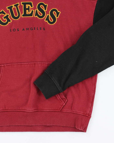 Vintage 2000's Guess Los Angeles Embroidered Logo Hoodie - M
