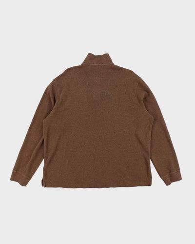 Vintage Ralph Lauren Quarter-Zip Jumper - XXL