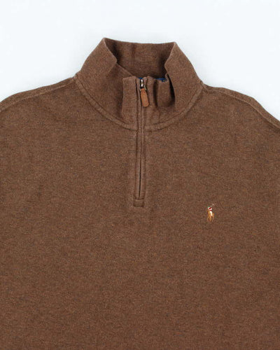 Vintage Ralph Lauren Quarter-Zip Jumper - XXL