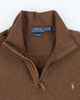 Vintage Ralph Lauren Quarter-Zip Jumper - XXL