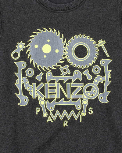 Vintage Y2K Kenzo Embroidered Logo Sweatshirt - S