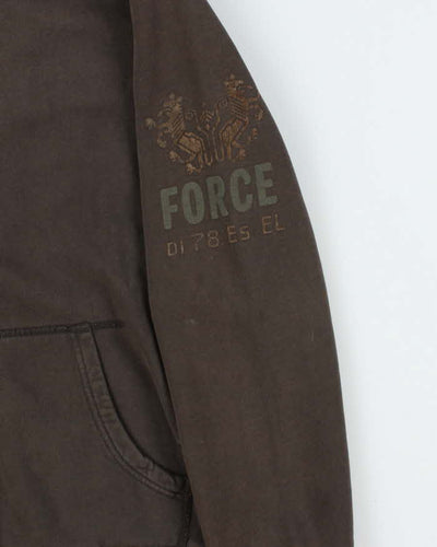 Vintage Y2k 00s Diesel Zip-Up Jumper - M